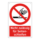 Nicht zulässig für Seiten- schleifen