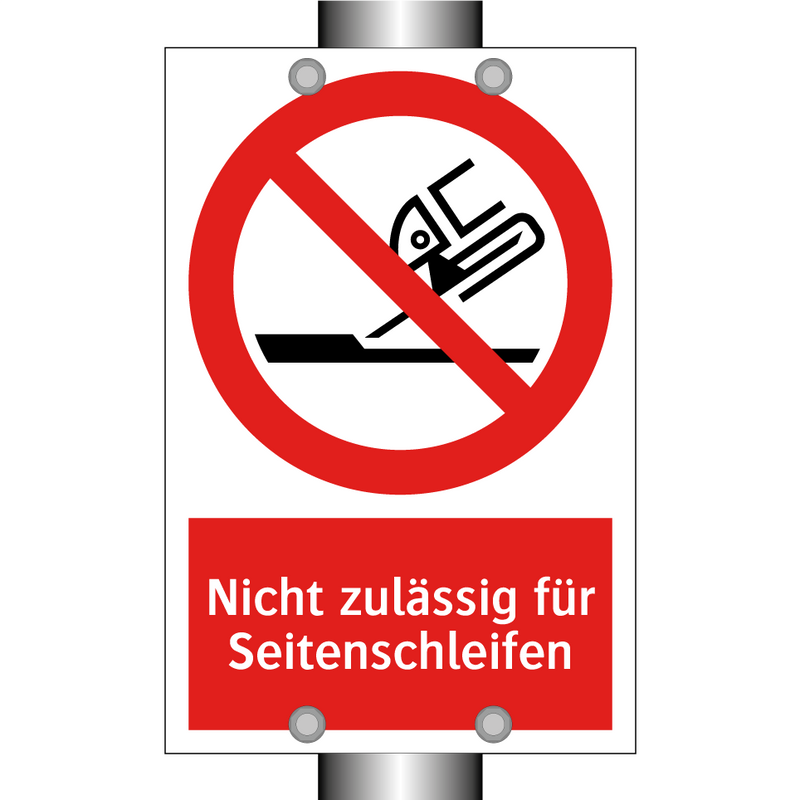 Nicht zulässig für Seitenschleifen
