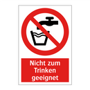 Nicht zum Trinken geeignet