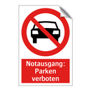 Notausgang: Parken verboten