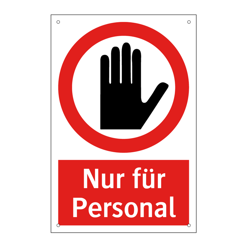 Nur für Personal