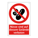Nüsse sind auf diesem Gelände verboten