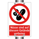 Nüsse sind auf diesem Gelände verboten