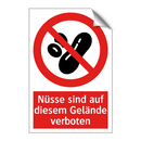 Nüsse sind auf diesem Gelände verboten