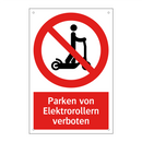 Parken von Elektrorollern verboten