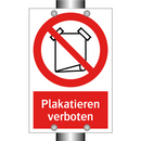 Plakatieren verboten