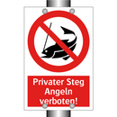 Privater Steg Angeln verboten!