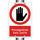 Privatgelände Kein Zutritt