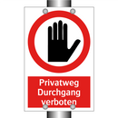 Privatweg Durchgang verboten