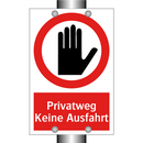 Privatweg Keine Ausfahrt