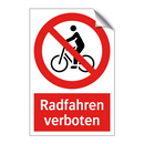 Radfahren verboten
