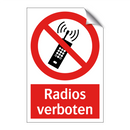 Radios verboten
