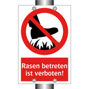 Rasen betreten ist verboten!