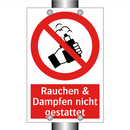 Rauchen & Dampfen nicht gestattet
