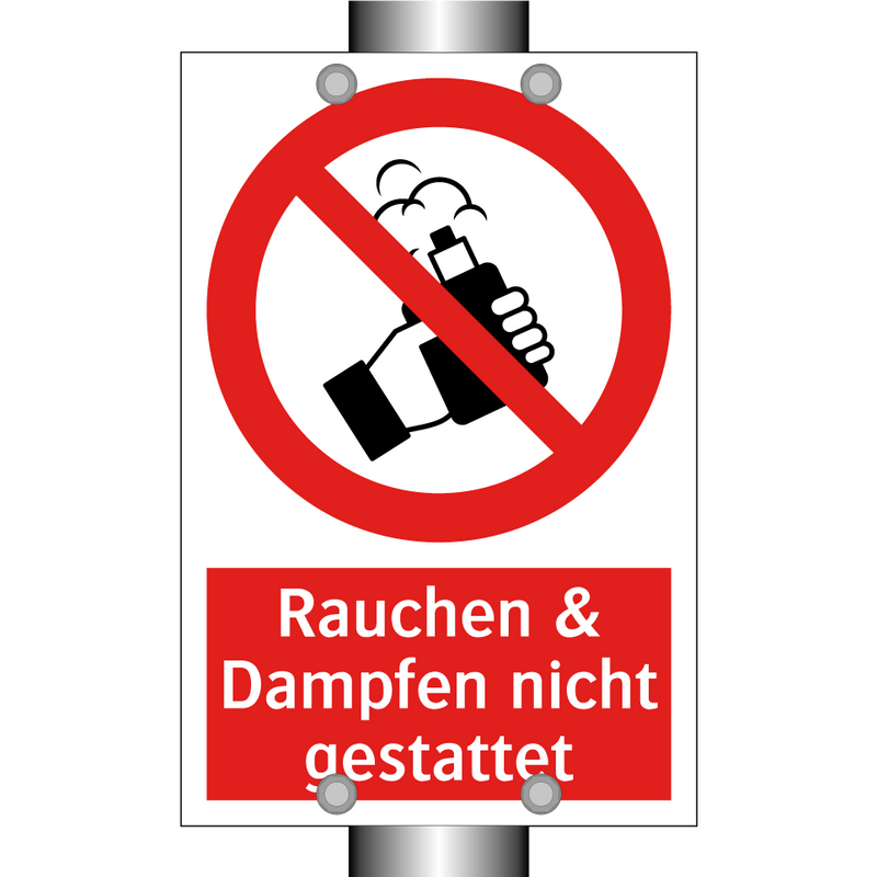Rauchen & Dampfen nicht gestattet