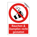Rauchen & Dampfen nicht gestattet