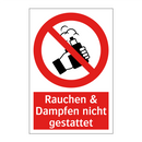 Rauchen & Dampfen nicht gestattet