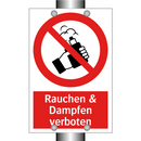 Rauchen & Dampfen verboten