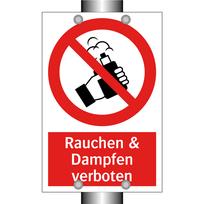 Rauchen & Dampfen verboten
