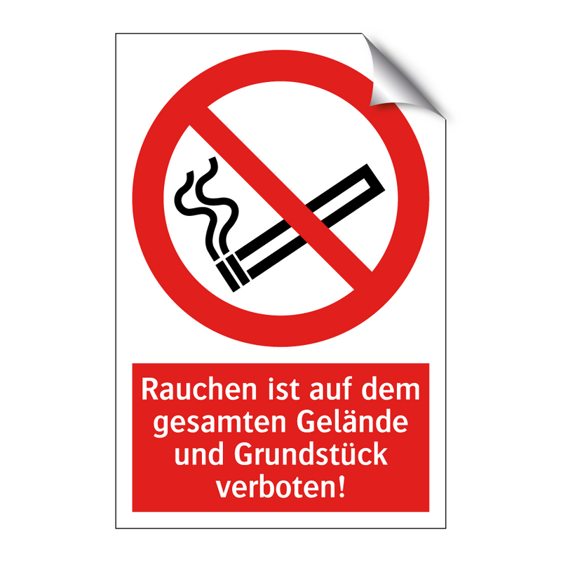 Rauchen ist auf dem gesamten Gelände und Grundstück verboten!