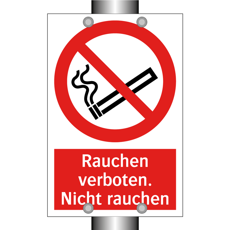 Rauchen verboten. Nicht rauchen
