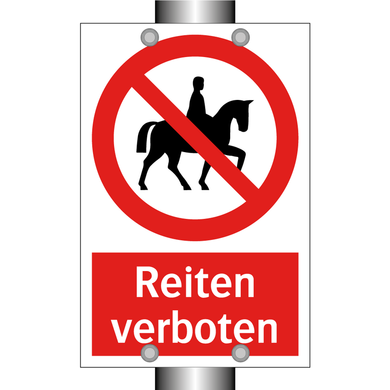 Reiten verboten