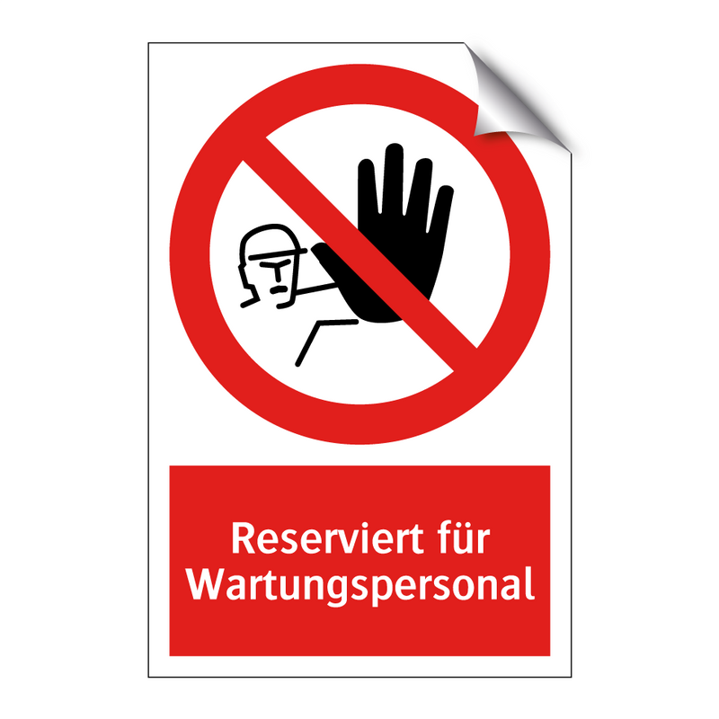 Reserviert für Wartungspersonal