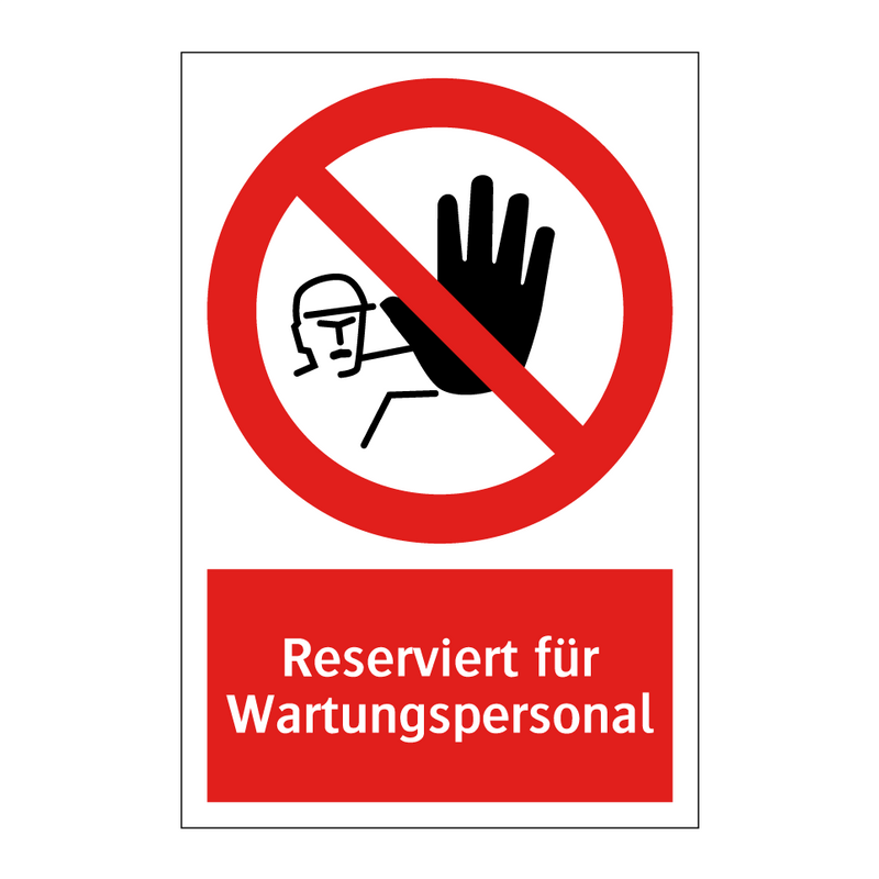 Reserviert für Wartungspersonal