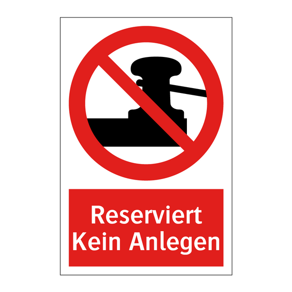 Reserviert Kein Anlegen