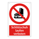 Schlittschuh laufen verboten