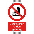 Schlittschuh laufen verboten