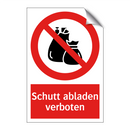 Schutt abladen verboten