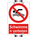Schwimmen verboten