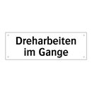 Dreharbeiten im Gange
