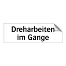 Dreharbeiten im Gange