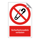 Sicherheitsnadeln verboten