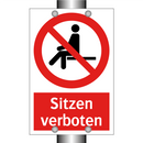 Sitzen verboten
