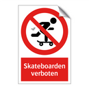 Skateboarden verboten