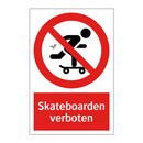 Skateboarden verboten
