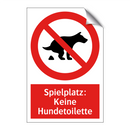 Spielplatz: Keine Hundetoilette