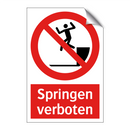 Springen verboten