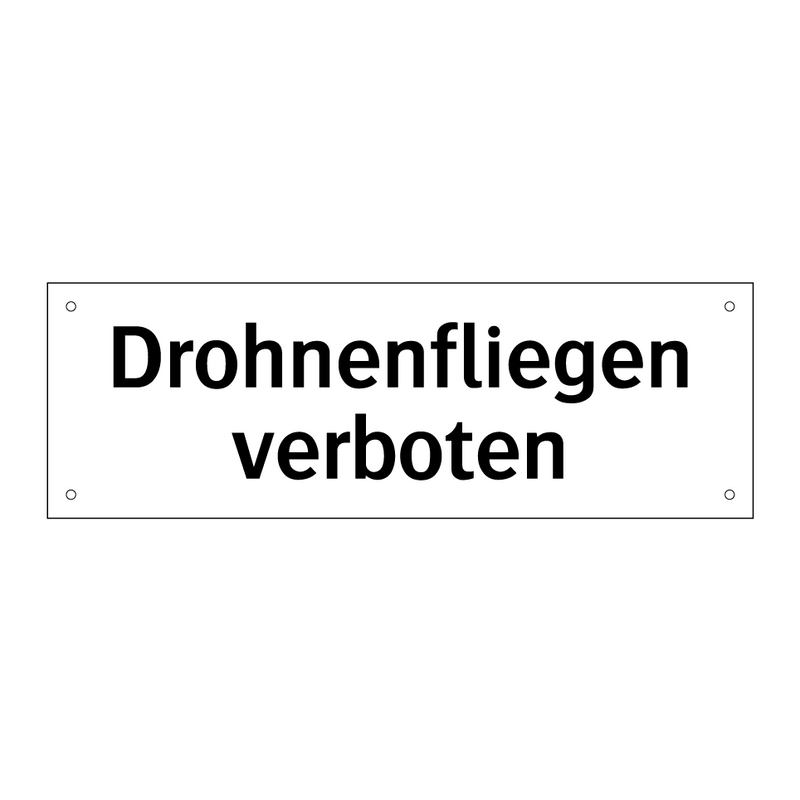 Drohnenfliegen verboten