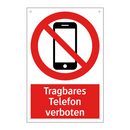 Tragbares Telefon verboten
