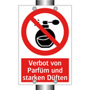 Verbot von Parfüm und starken Düften