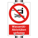 Wasserski- Aktivitäten verboten