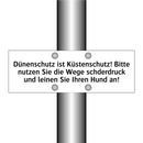 Dünenschutz ist Küstenschutz! Bitte nutzen Sie die Wege schderdruck und leinen Sie Ihren Hund an!