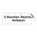 E-Rauchen/Rauchen Verboten