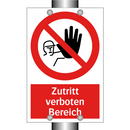 Zutritt verboten Bereich