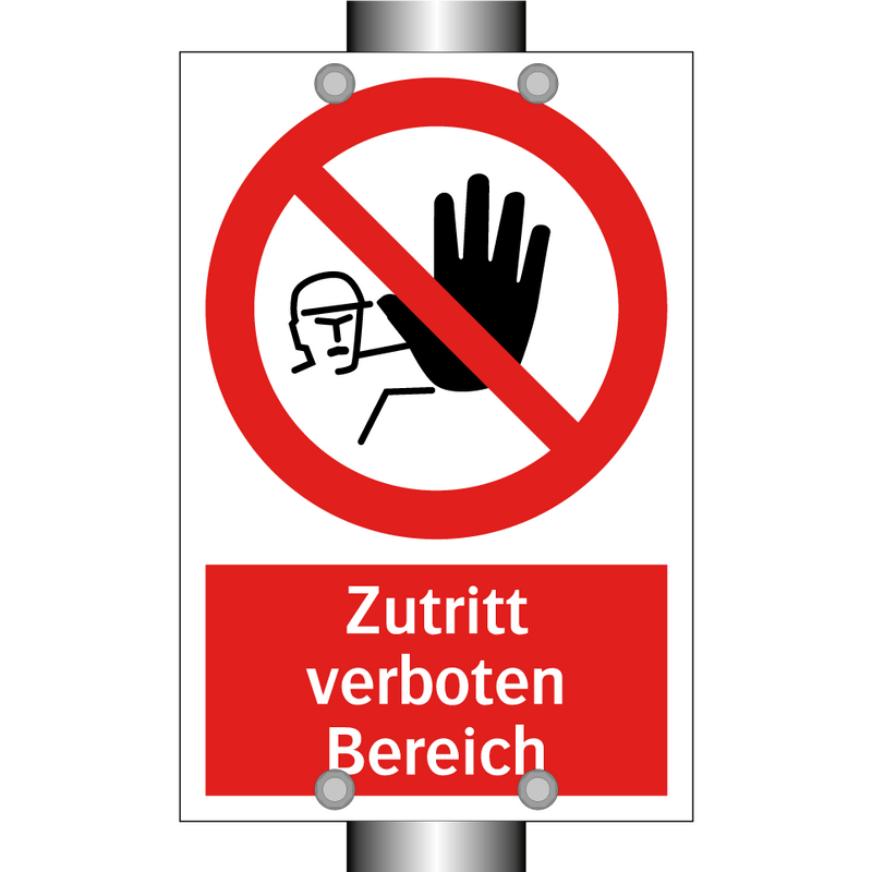Zutritt verboten Bereich