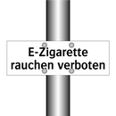 E-Zigarette rauchen verboten